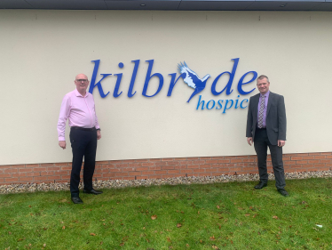 Graham Simpson MSP at Kilbryde Hospice 